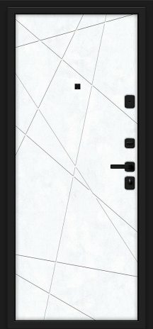 Изображение Входная дверь Porta M 15.15 Grey Art/Snow Art