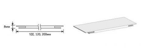 Изображение Добор Т 2070*100*8 Cappuccino Crosscut
