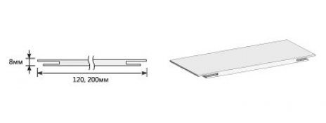 Изображение Добор Т 2070*120*8 White Softwood