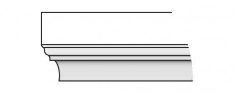 Изображение Карниз Тип-8 98 см Graphite Pro/Super White