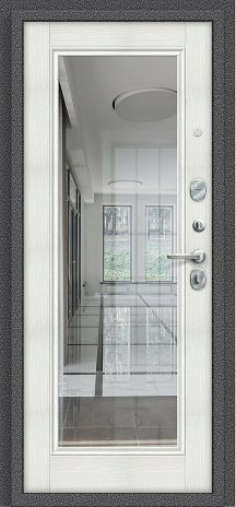 Изображение Входная дверь Porta S 104.П61 Антик Серебро/Bianco Veralinga