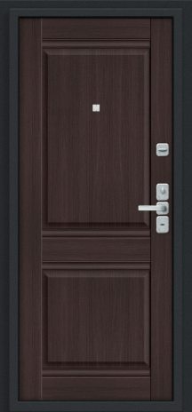 Изображение Входная дверь Нео Муар антрацит/Wenge Veralinga