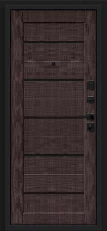 Изображение Входная дверь Борн/SBlack Букле черное/Wenge Melinga