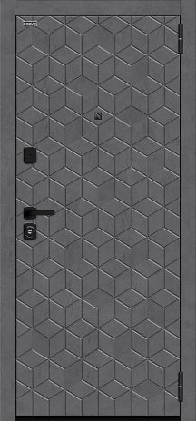 Изображение Входная дверь Кьюб/SBlack Slate Art/Snow Art