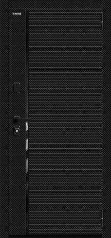 Изображение Входная дверь Лайнер/SBlack Black Carbon/White Silk