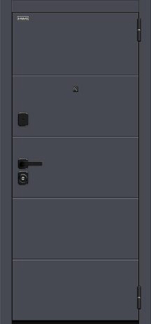 Изображение Входная дверь Прайм/SBlack Graphite Shell/Nordic Oak