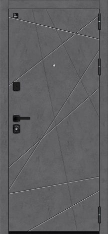 Изображение Входная дверь Граффити-5/SBlack Slate Art/Look Art/Букле черное